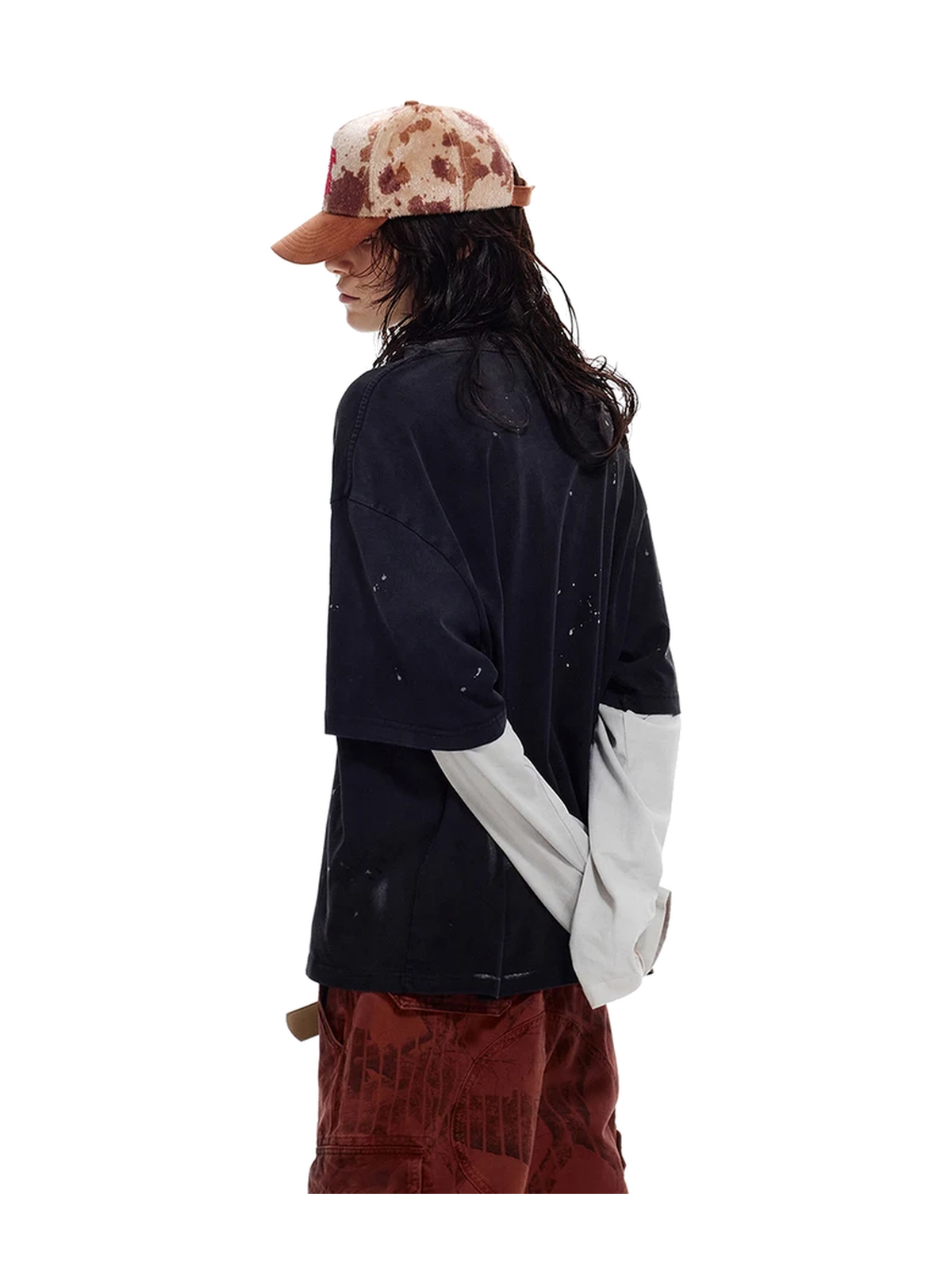 Distressed Layered Graphic Long-Sleeve Tee product image 5
