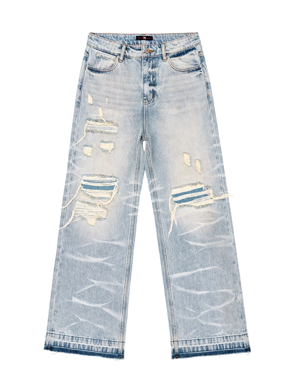 Slashed-Hem Vintage Wide-Leg Jeans product image 2