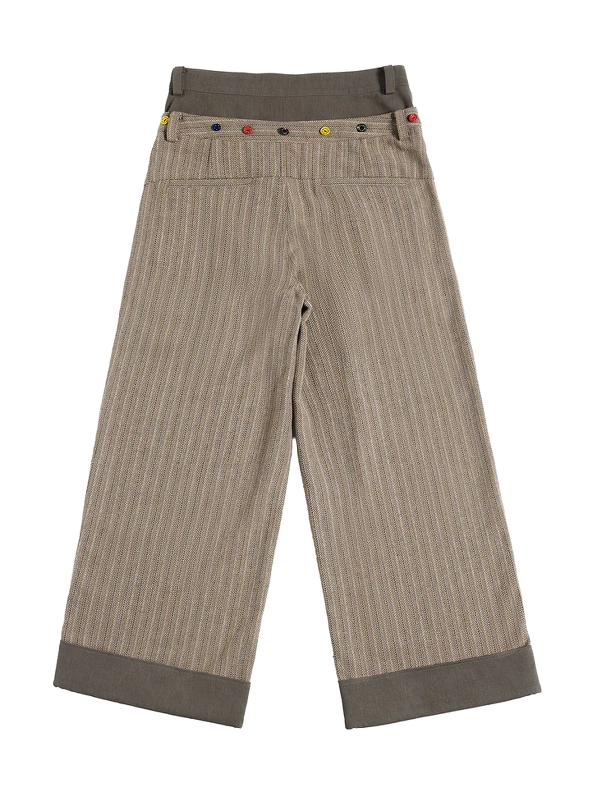 Double-Waist Draped Wide-Leg Trousers product image 2