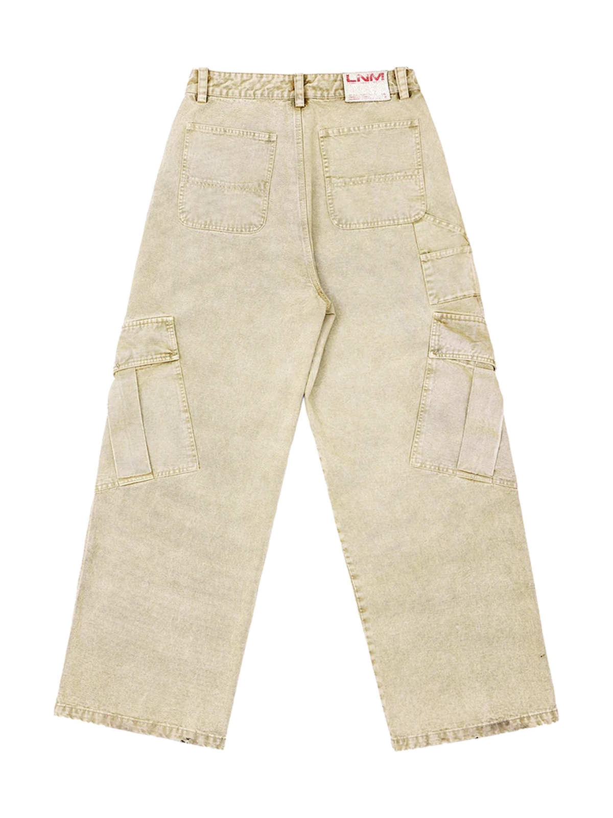 Snow-Wash Wide-Leg Cargo Pants product image 4