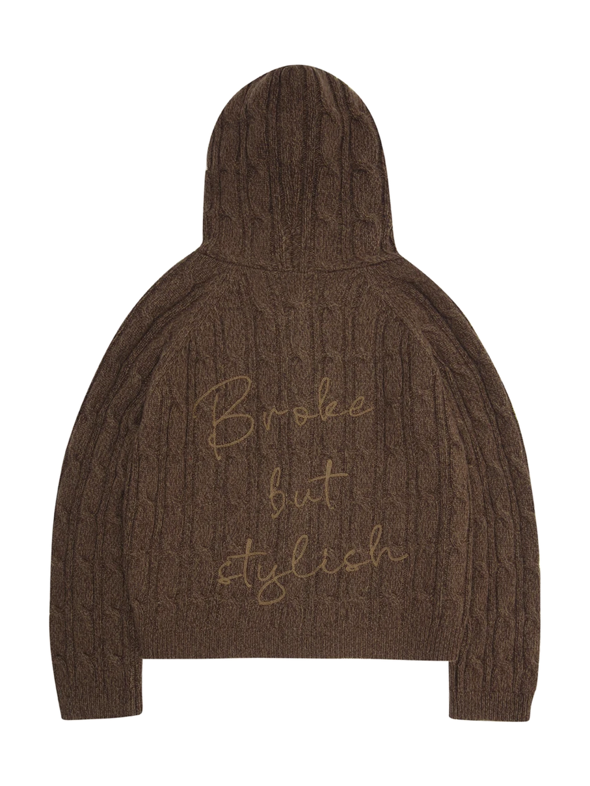 Wool-Blend Hooded Cable-Knit Cardigan product image 2