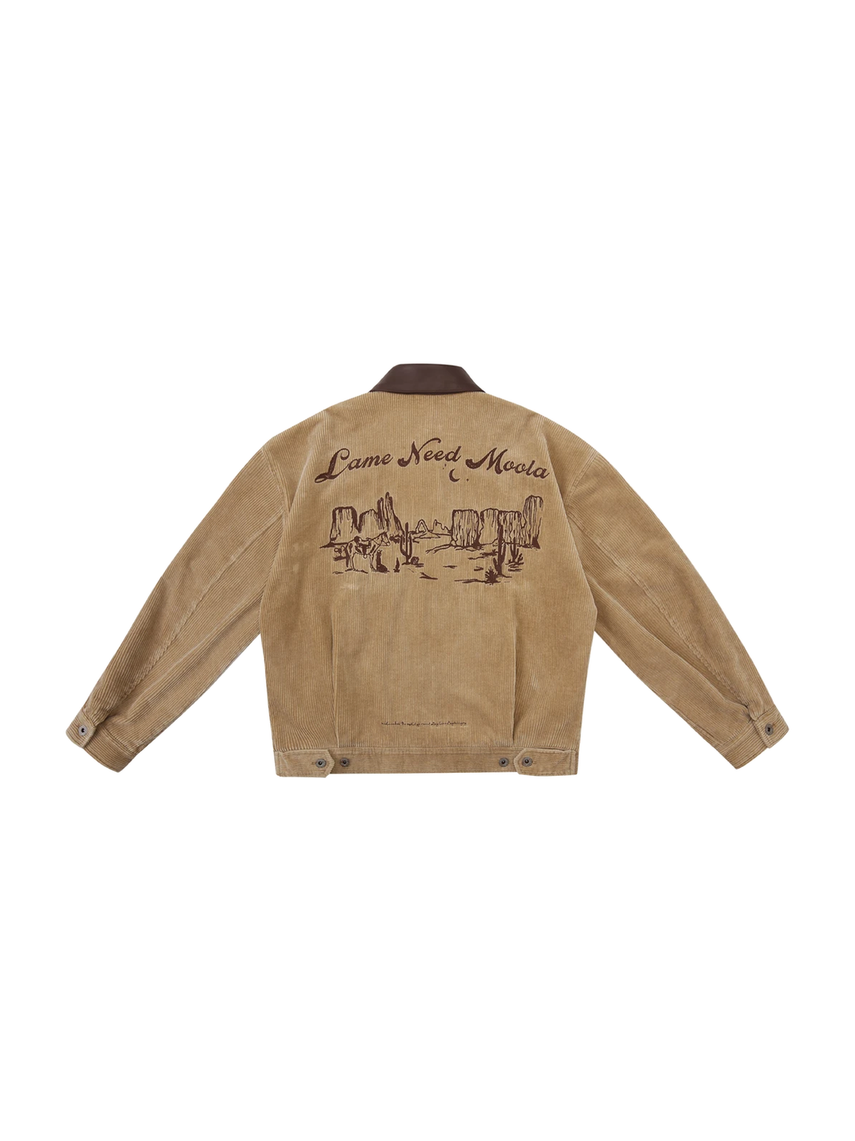 Leather-Collar Corduroy Jacket product image 2