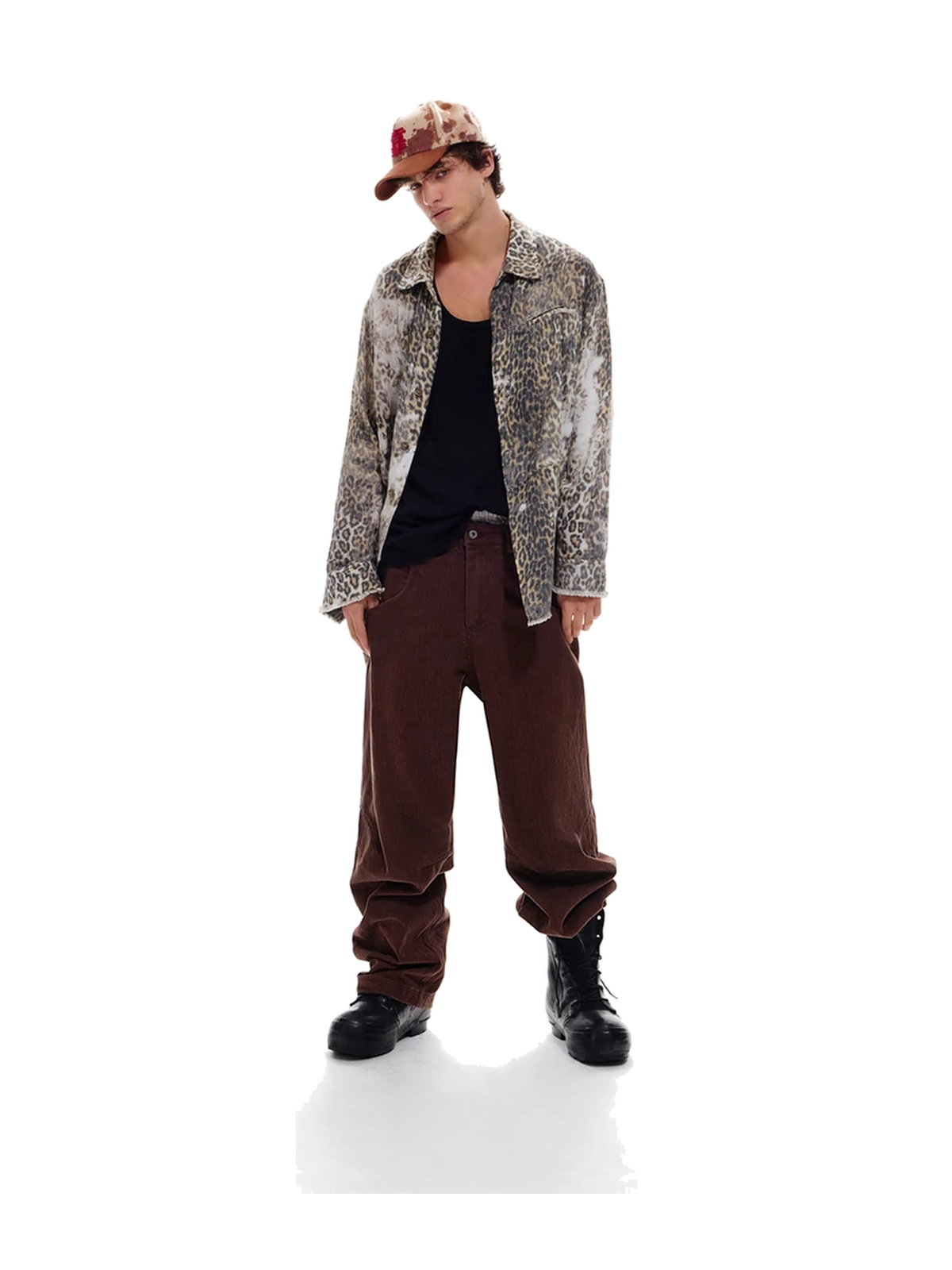 Distressed Leopard-Print Shirt product image 2