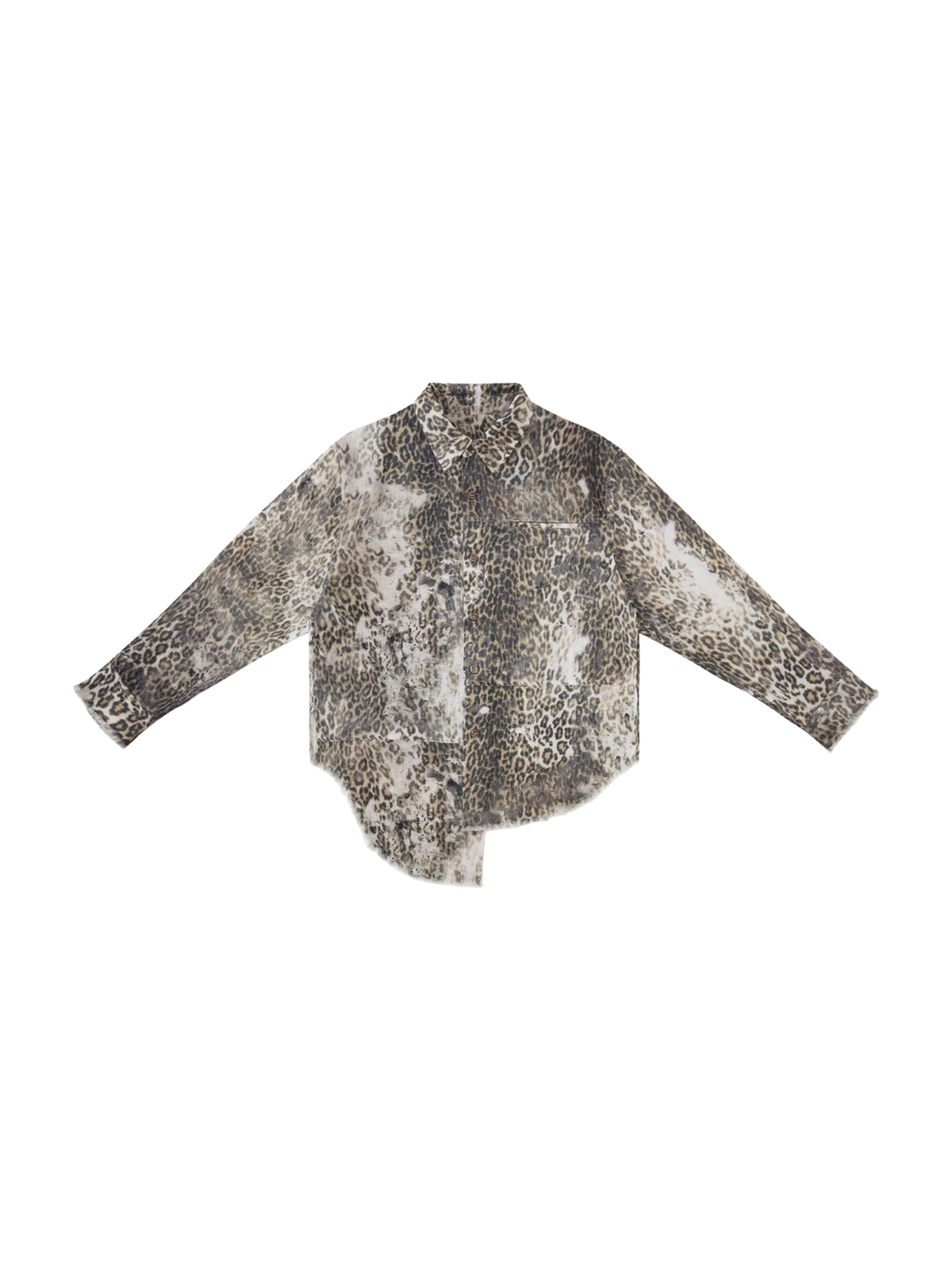 Distressed Leopard-Print Shirt product image 3