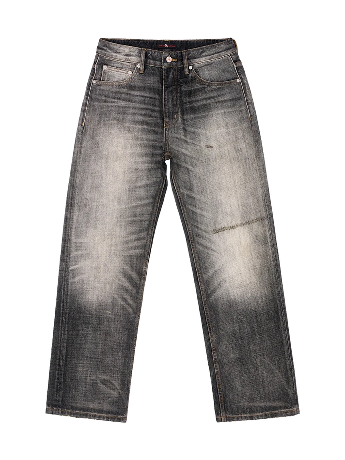 Slub-Denim Straight-Leg Jeans product image 4