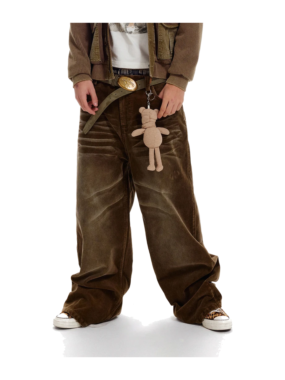 Whiskered Corduroy Straight-Leg Pants product image 5