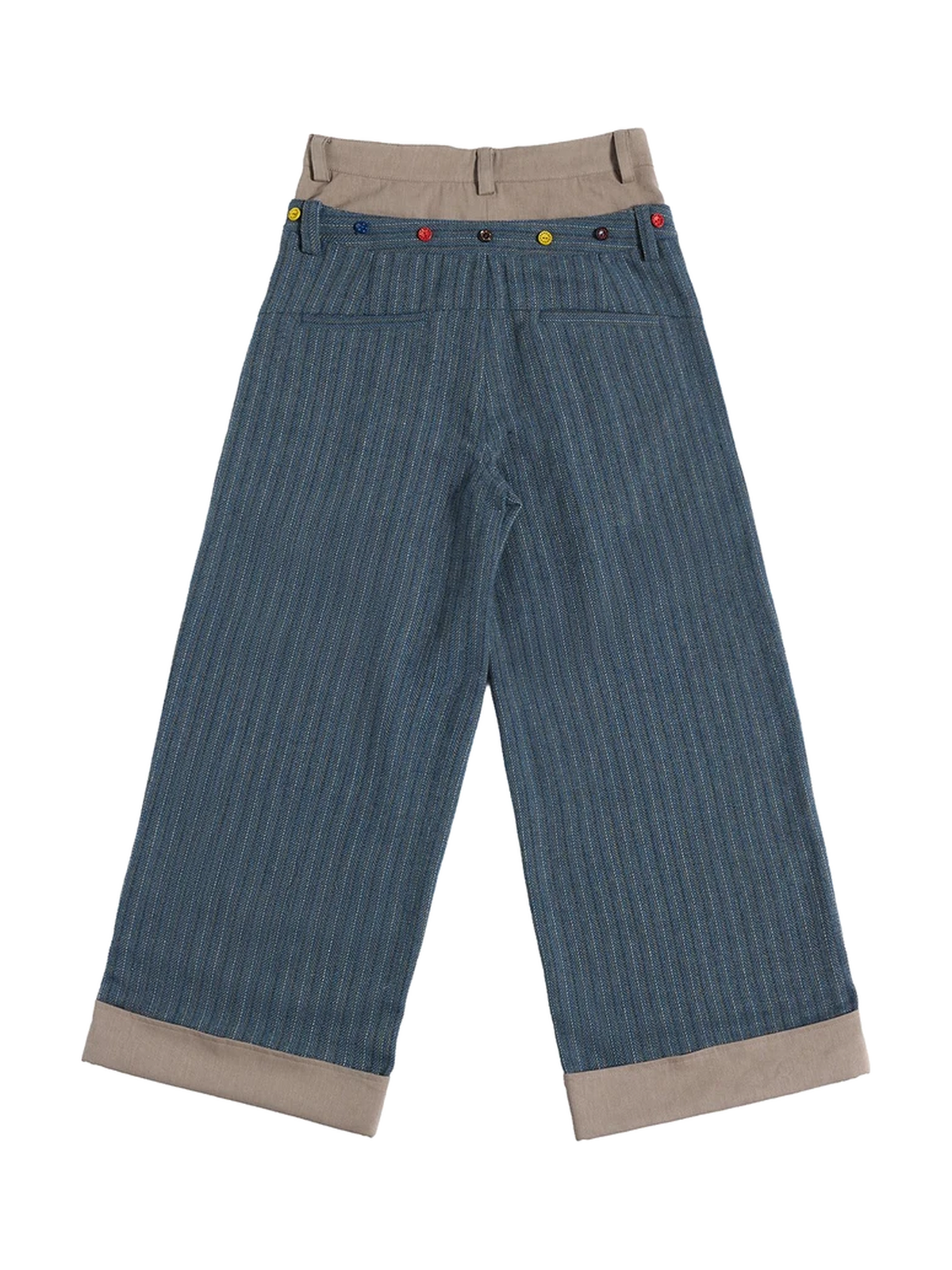 Double-Waist Wide-Leg Tailored Pants product image 1