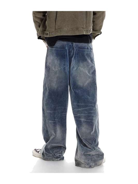 Brushed Curved-Leg Vintage Pants product image 1