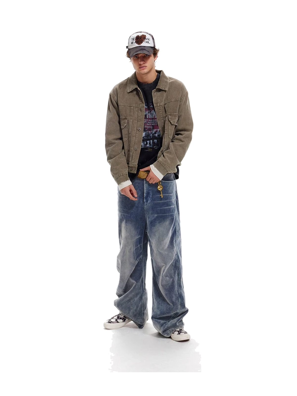 Brushed Curved-Leg Vintage Pants product image 2
