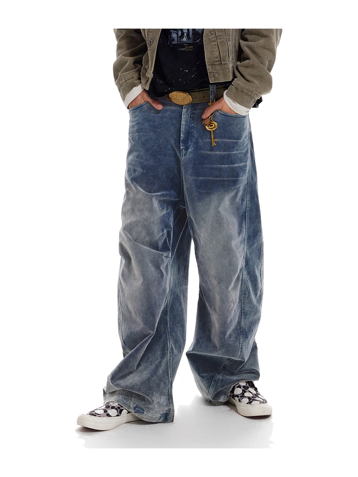 Brushed Curved-Leg Vintage Pants product image 3