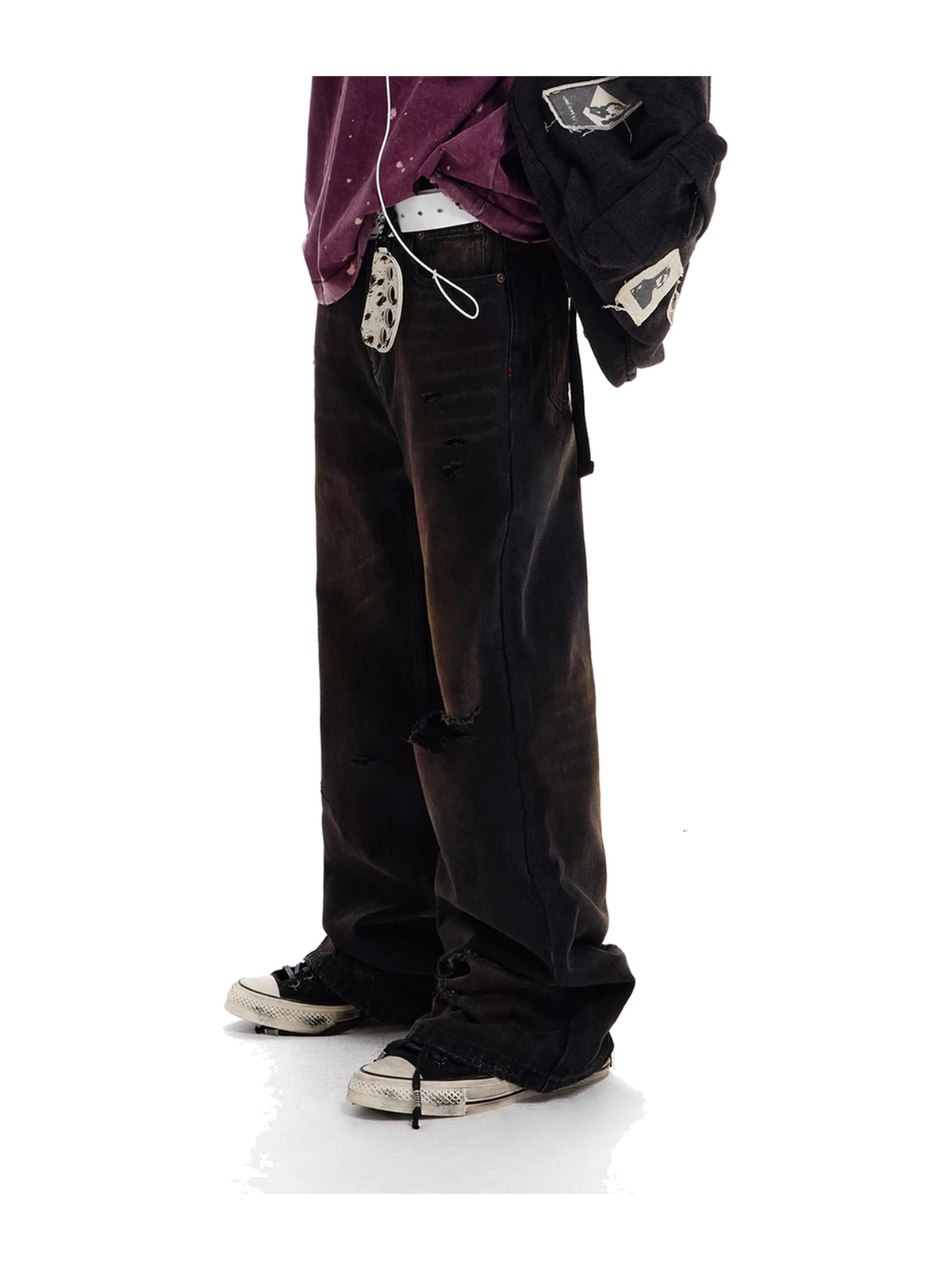 Mud-Dyed Flared Jeans product image 4