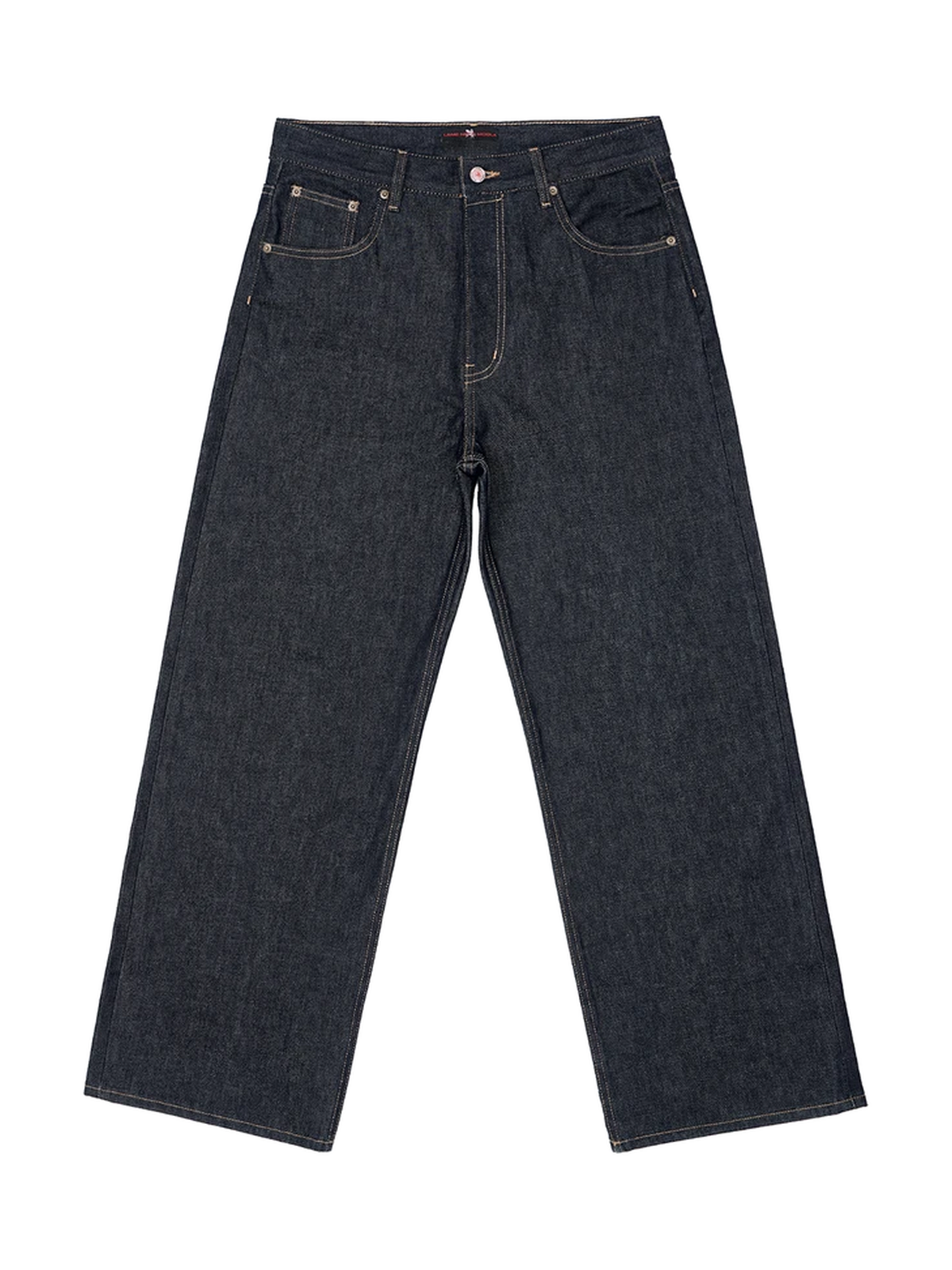 Selvedge Raw-Denim Straight-Leg Jeans product image 1