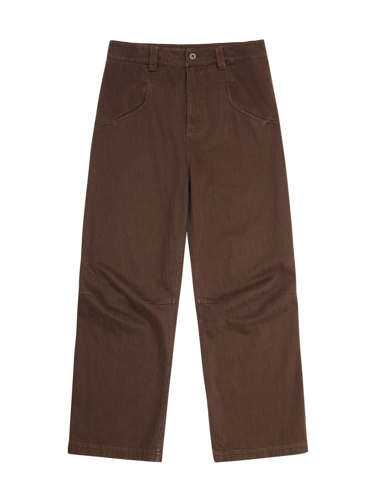Slub-Twill Straight-Leg Pants product image 2
