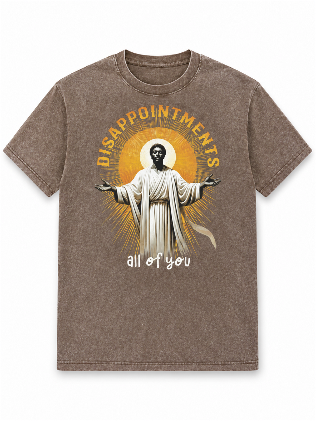 Ace Jolun. Disappointments Graphic Washed Tee - Washed Taupe