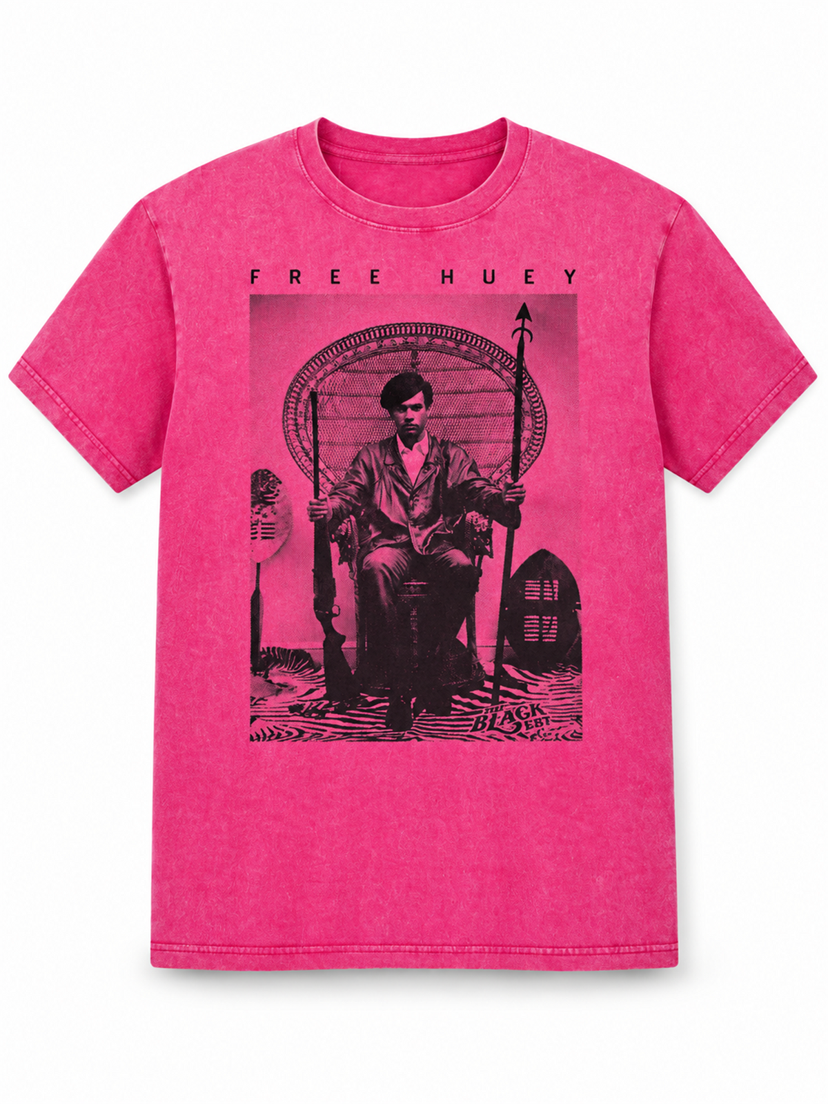 Ace Jolun. Free Huey Heritage Washed Tee - Washed Hot Pink