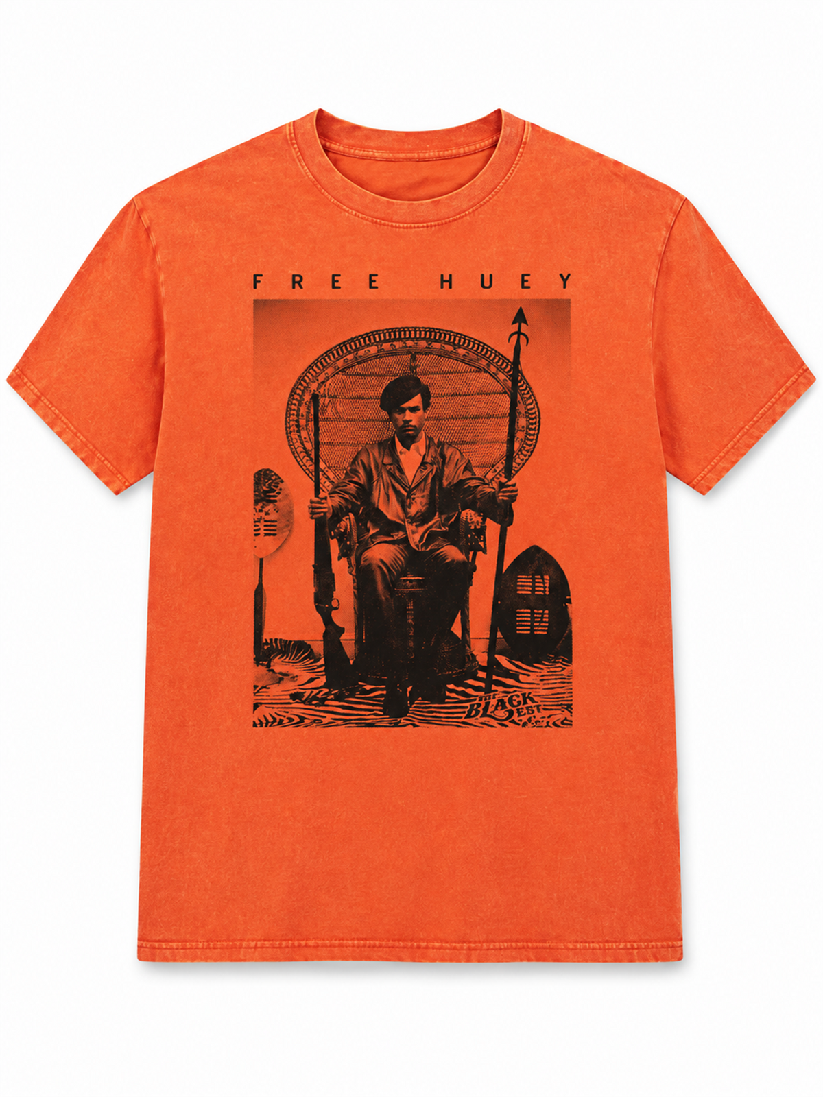 Ace Jolun. Free Huey Heritage Washed Tee - Washed Orange