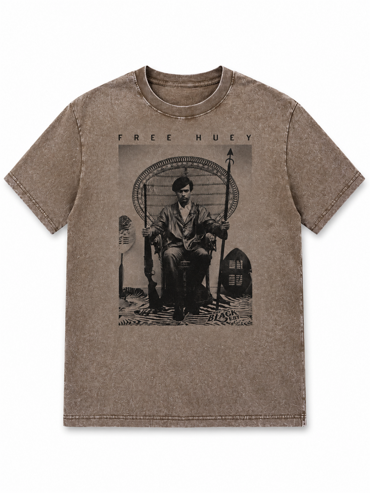 Ace Jolun. Free Huey Heritage Washed Tee - Washed Taupe