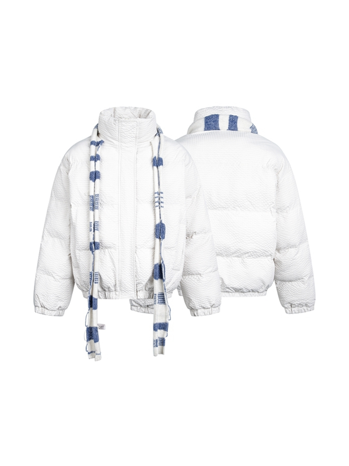 Ace Jolun. Colorblock Neck-Warmer Puffer Jacket product image 1