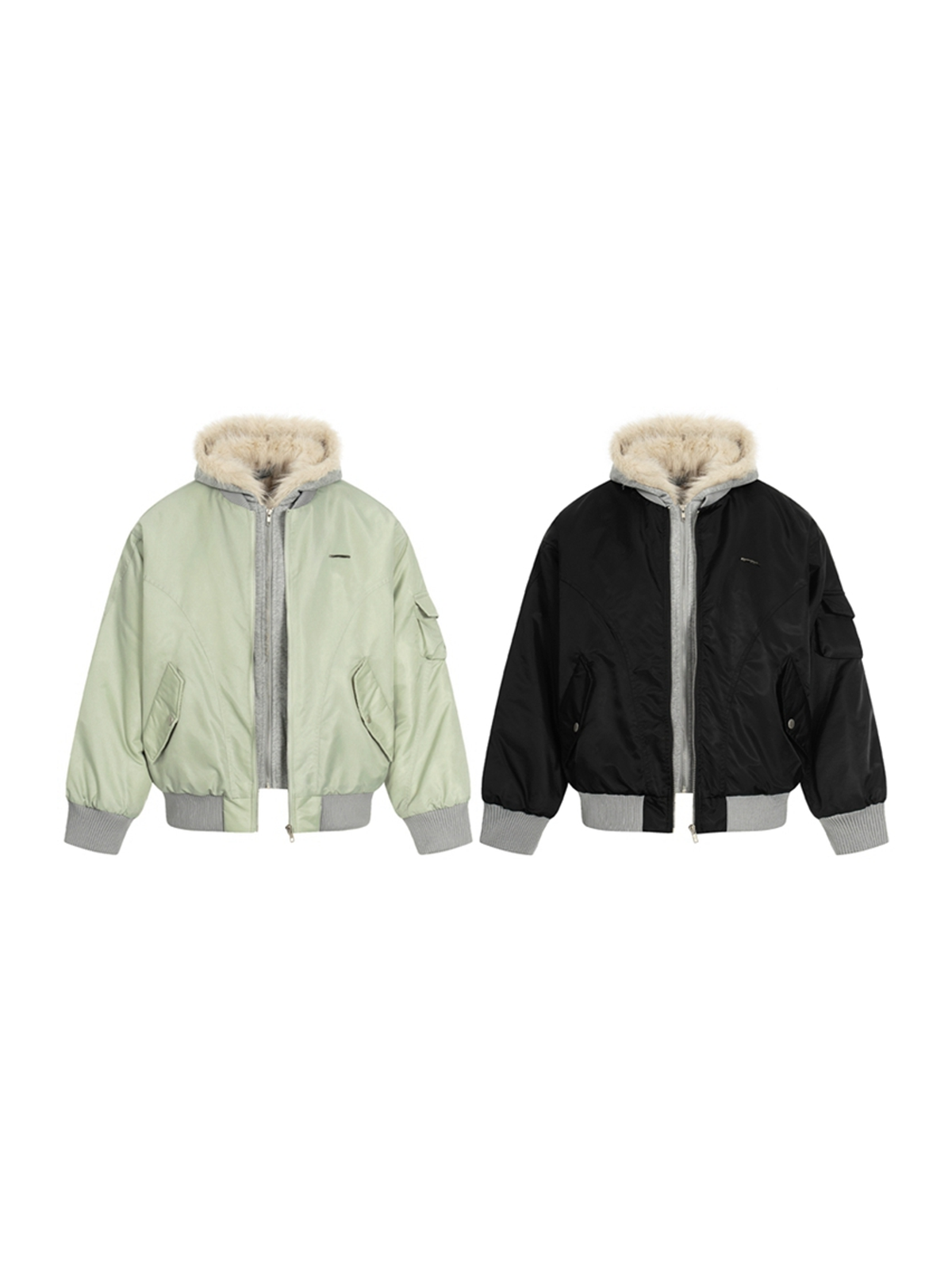 Ace Jolun. Faux-Fur Hooded Puffer Jacket product image 1
