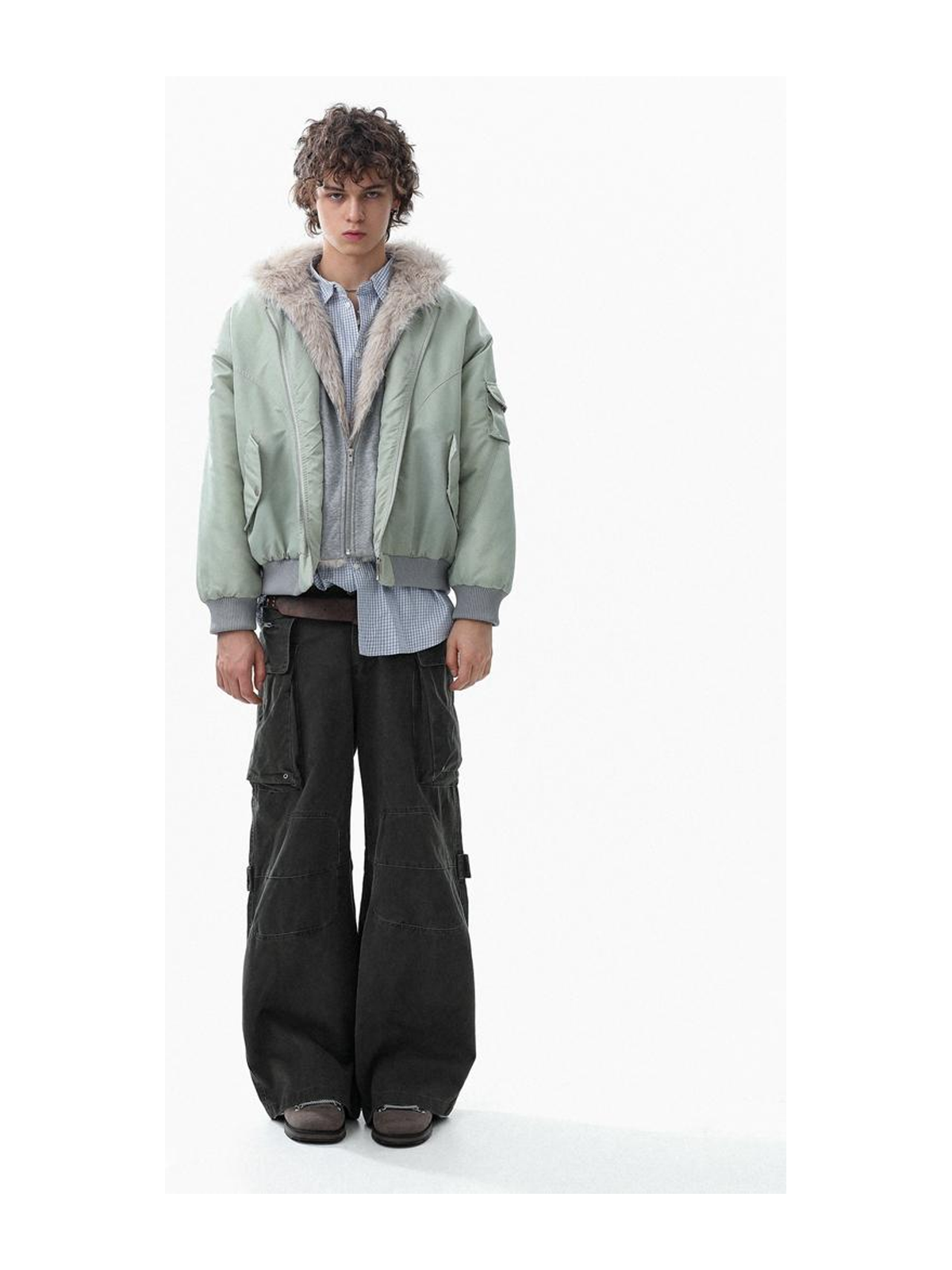 Ace Jolun. Faux-Fur Hooded Puffer Jacket product image 3