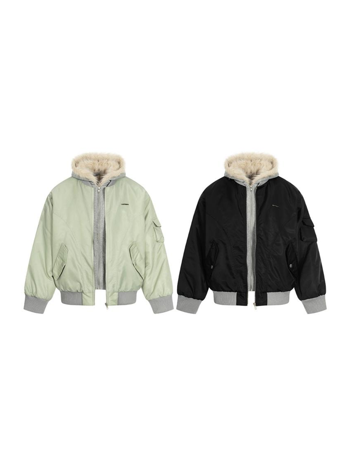 Ace Jolun. Faux-Fur Hooded Puffer Jacket product image 5