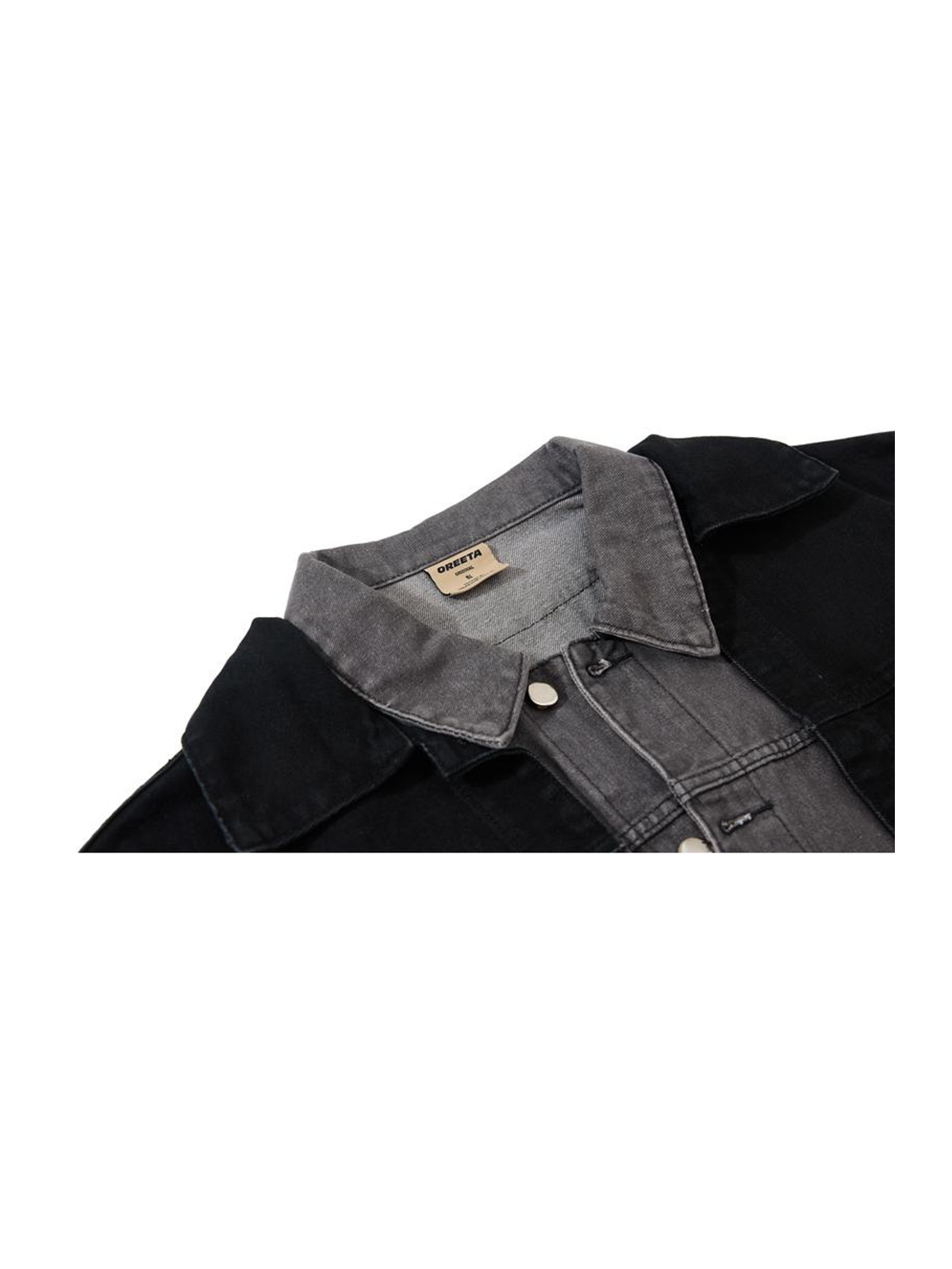 Ace Jolun. Layered Denim Zip Jacket product image 5