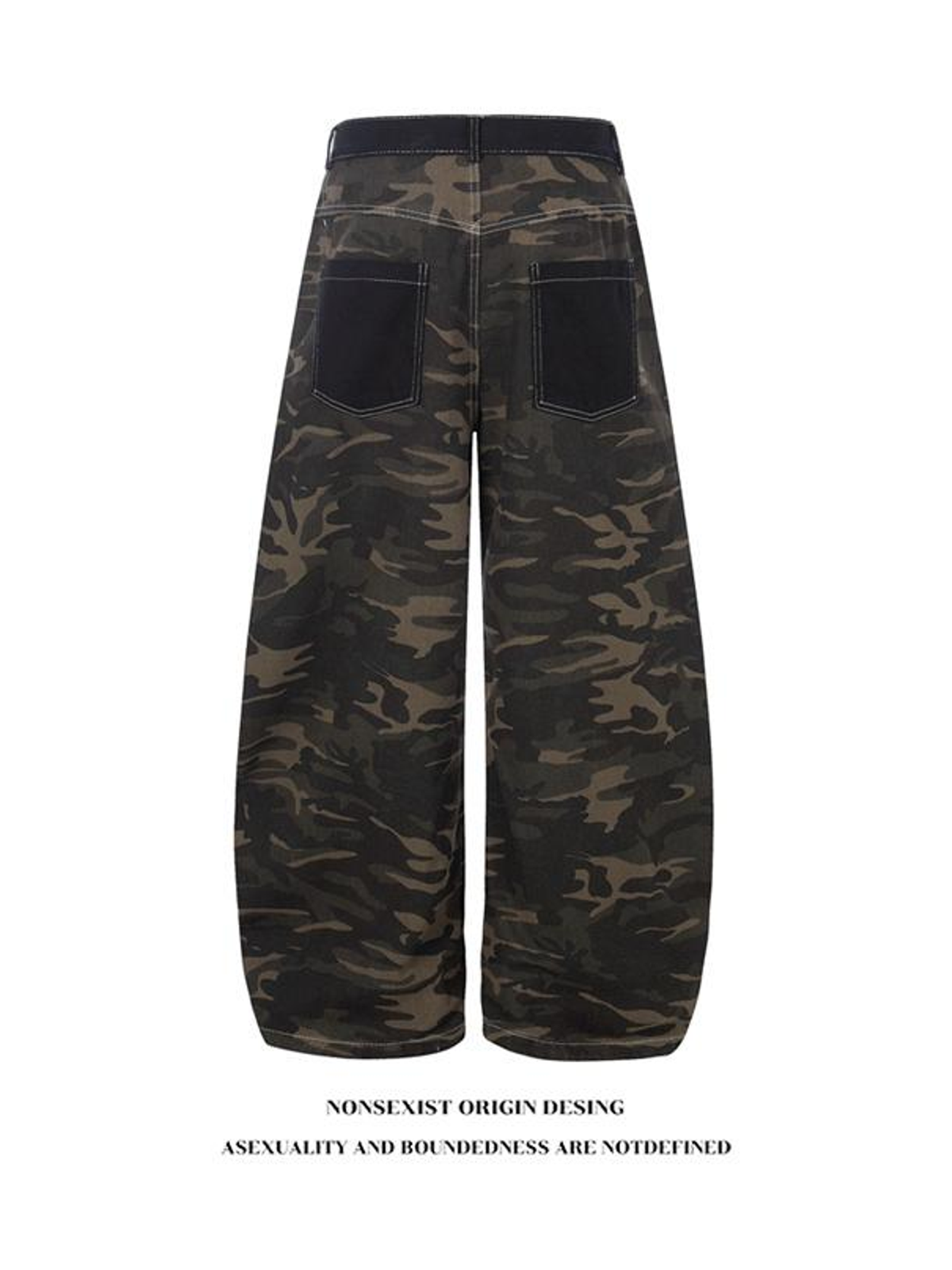 Ace Jolun. Camouflage Wide-Leg Cargo Jeans product image 2
