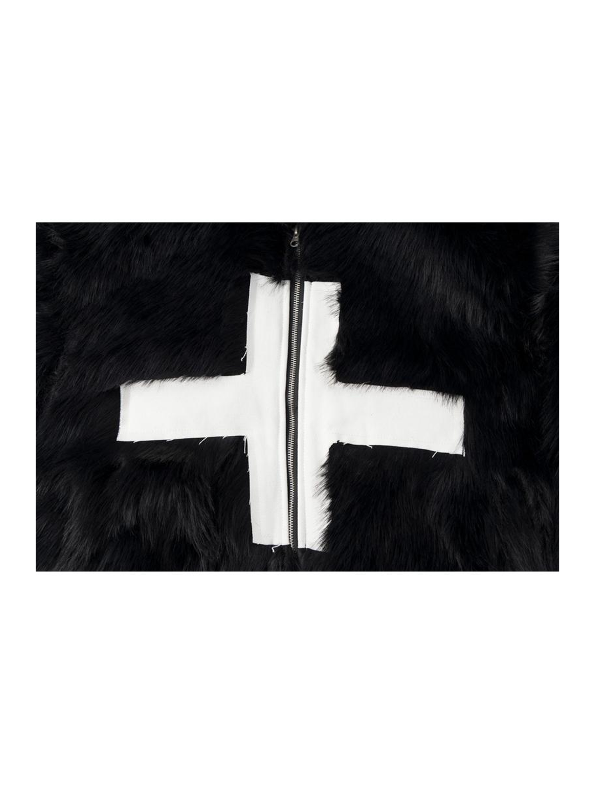 Ace Jolun. Punk Cross Hooded Puffer Jacket product image 1
