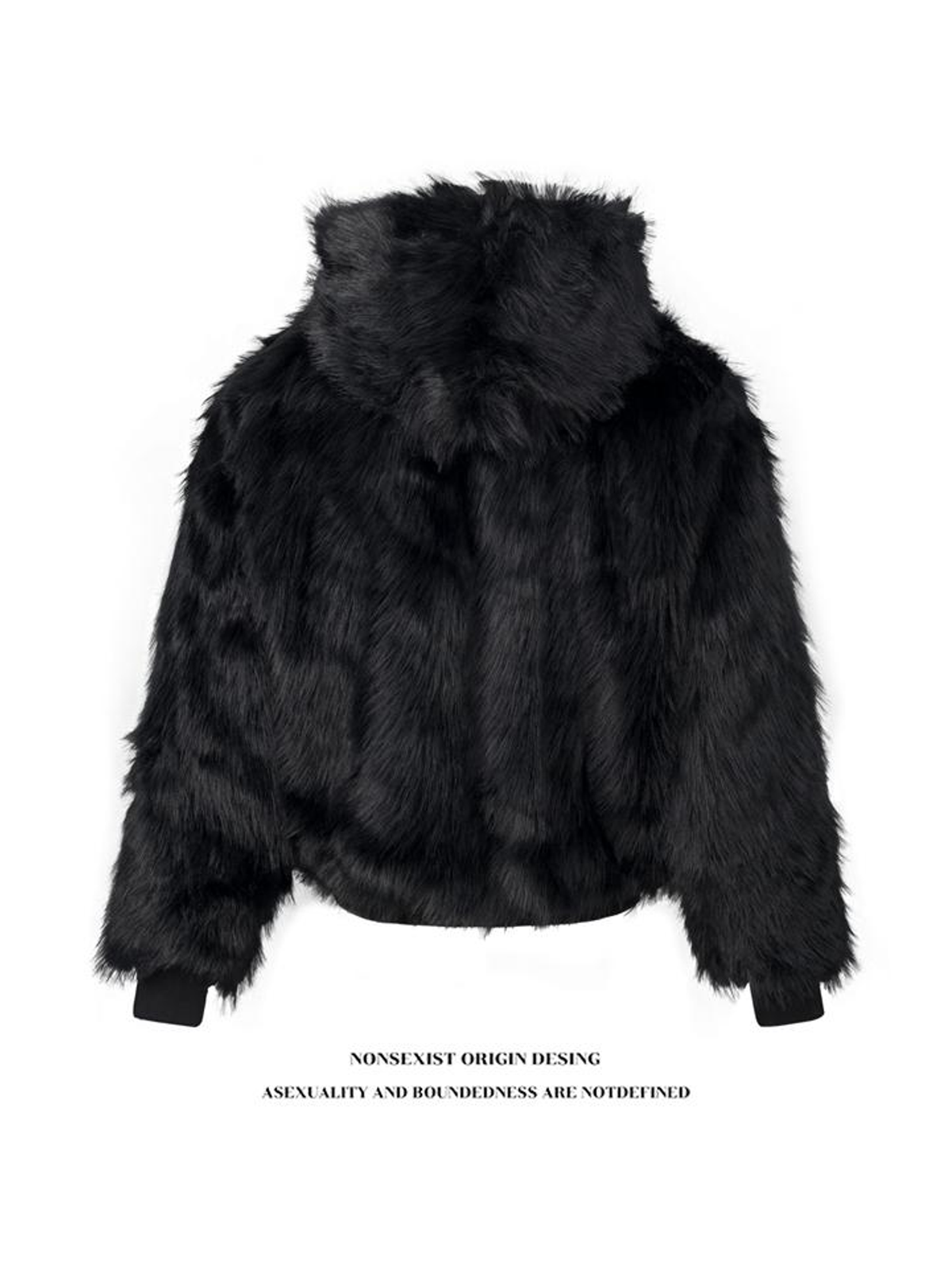Ace Jolun. Punk Cross Hooded Puffer Jacket product image 2