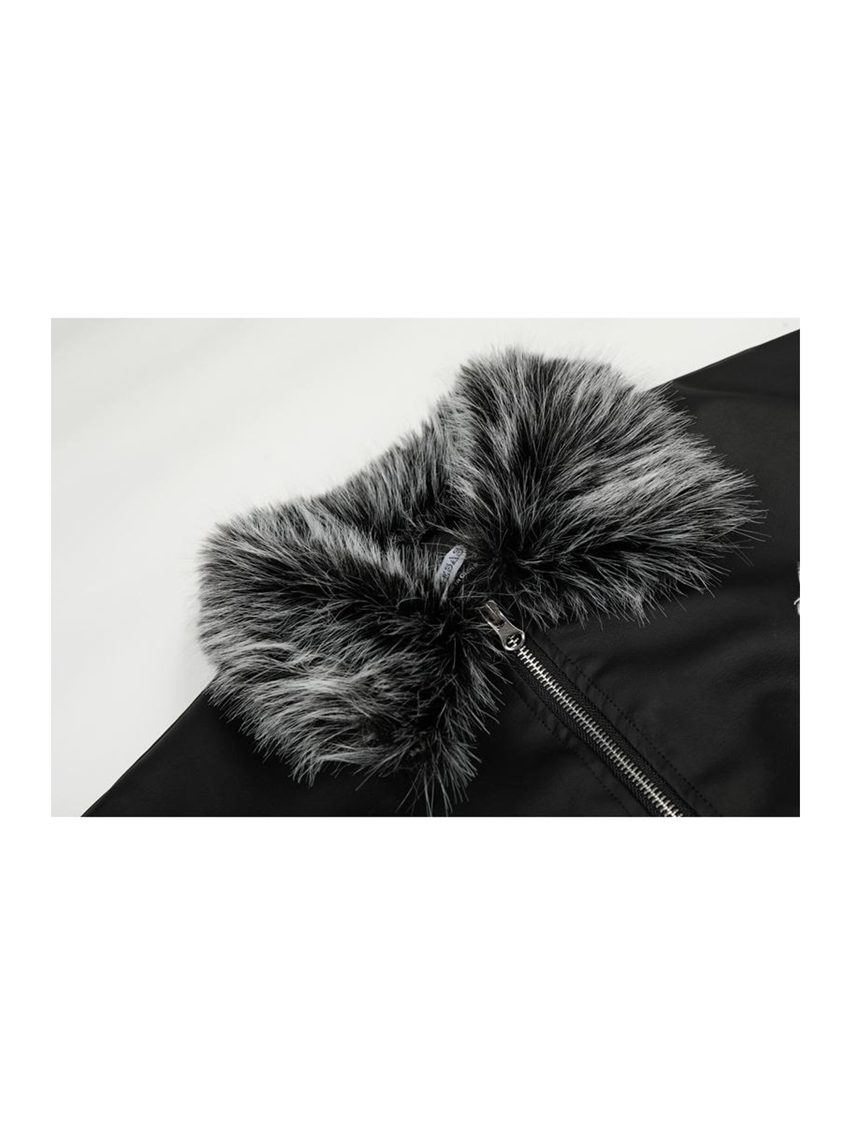 Ace Jolun. Gothic Embroidered Fur-Collar Jacket product image 4
