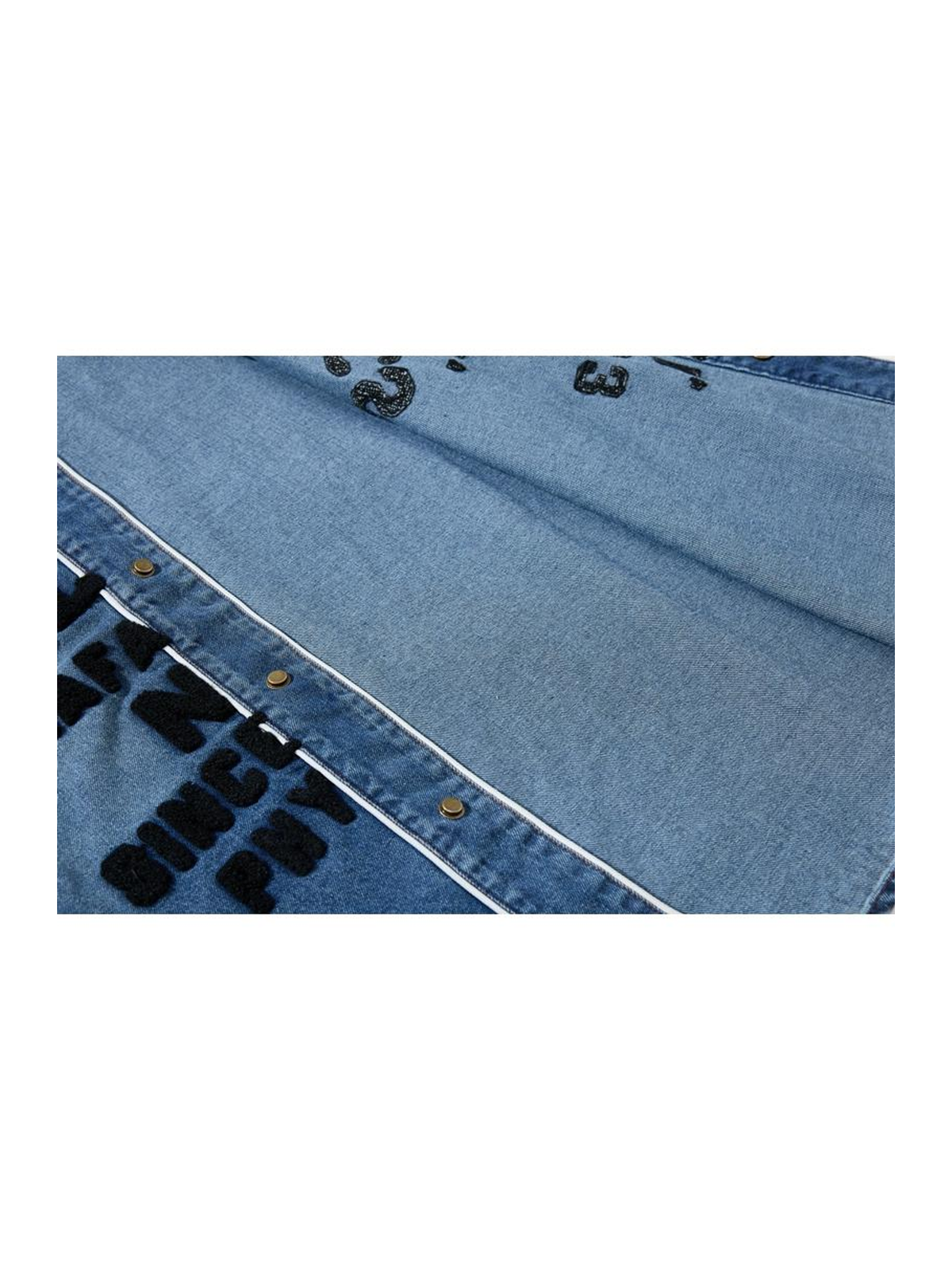 Ace Jolun. Embroidered Relaxed Denim Shirt product image 2