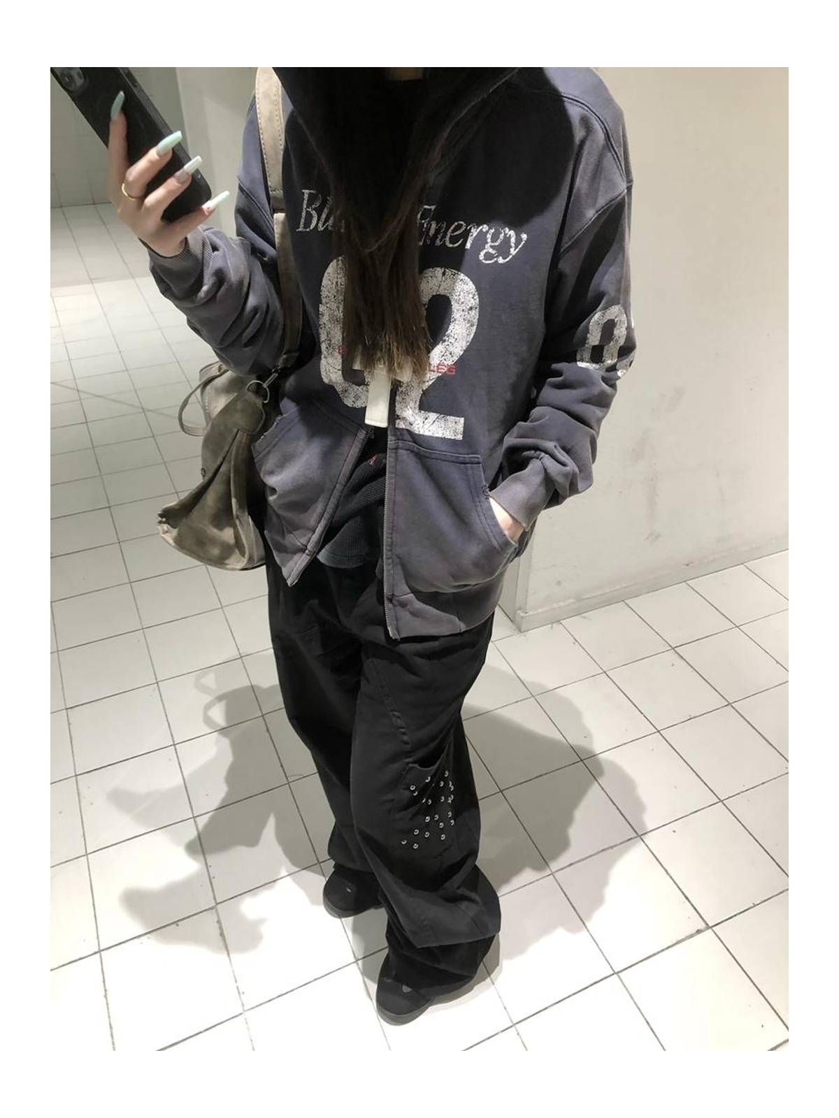 Ace Jolun. Relaxed Graphic Zip Hoodie product image 4