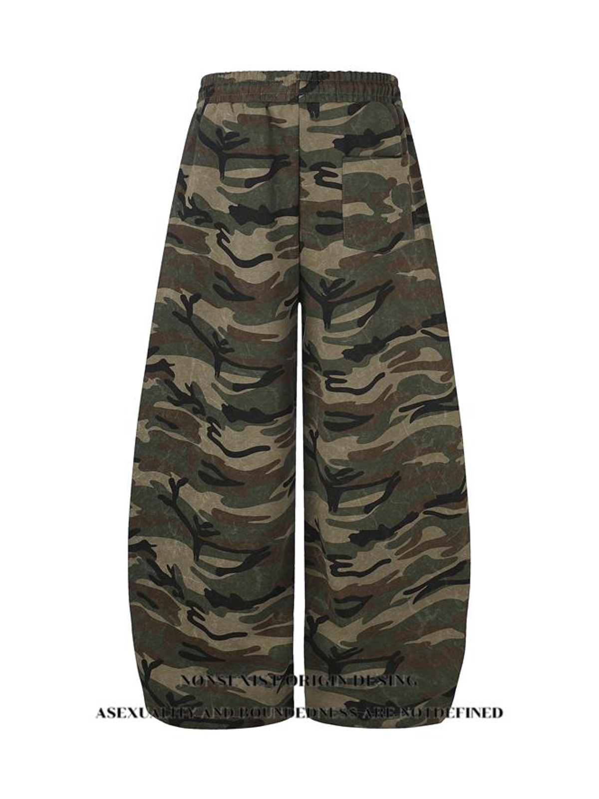 Ace Jolun. Graphic Camouflage Wide-Leg Pants product image 2