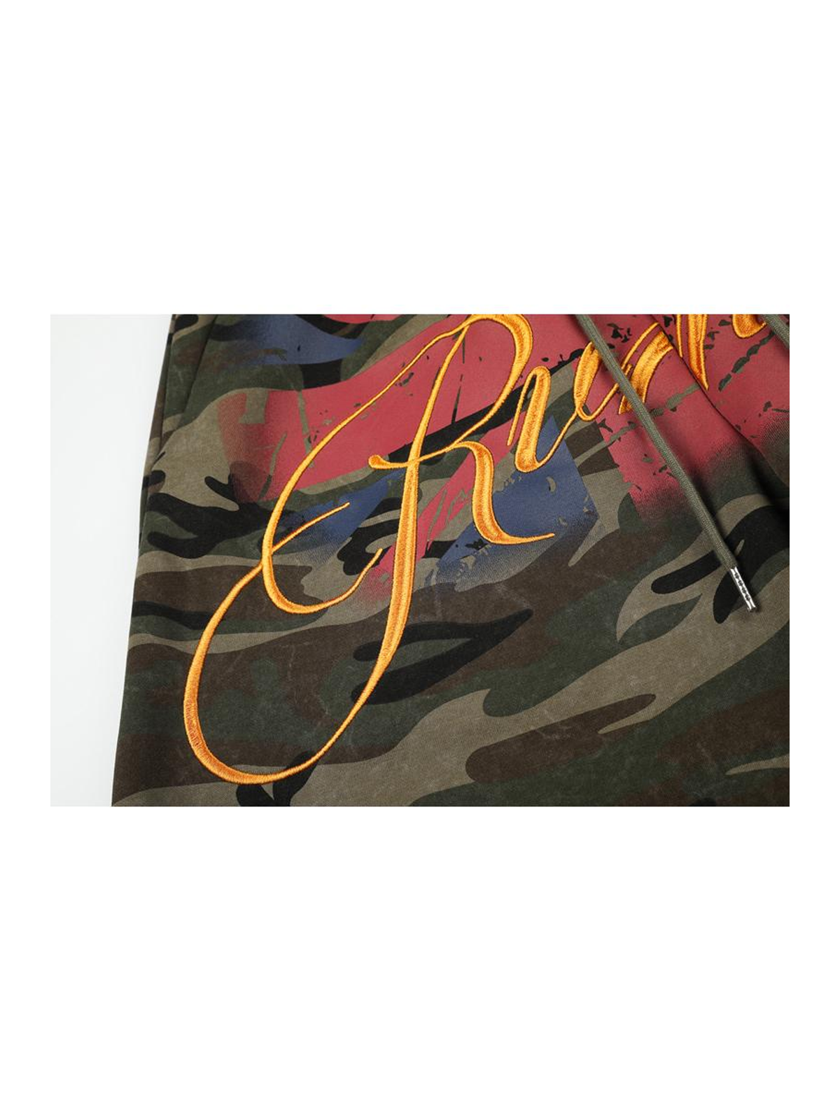 Ace Jolun. Graphic Camouflage Wide-Leg Pants product image 3