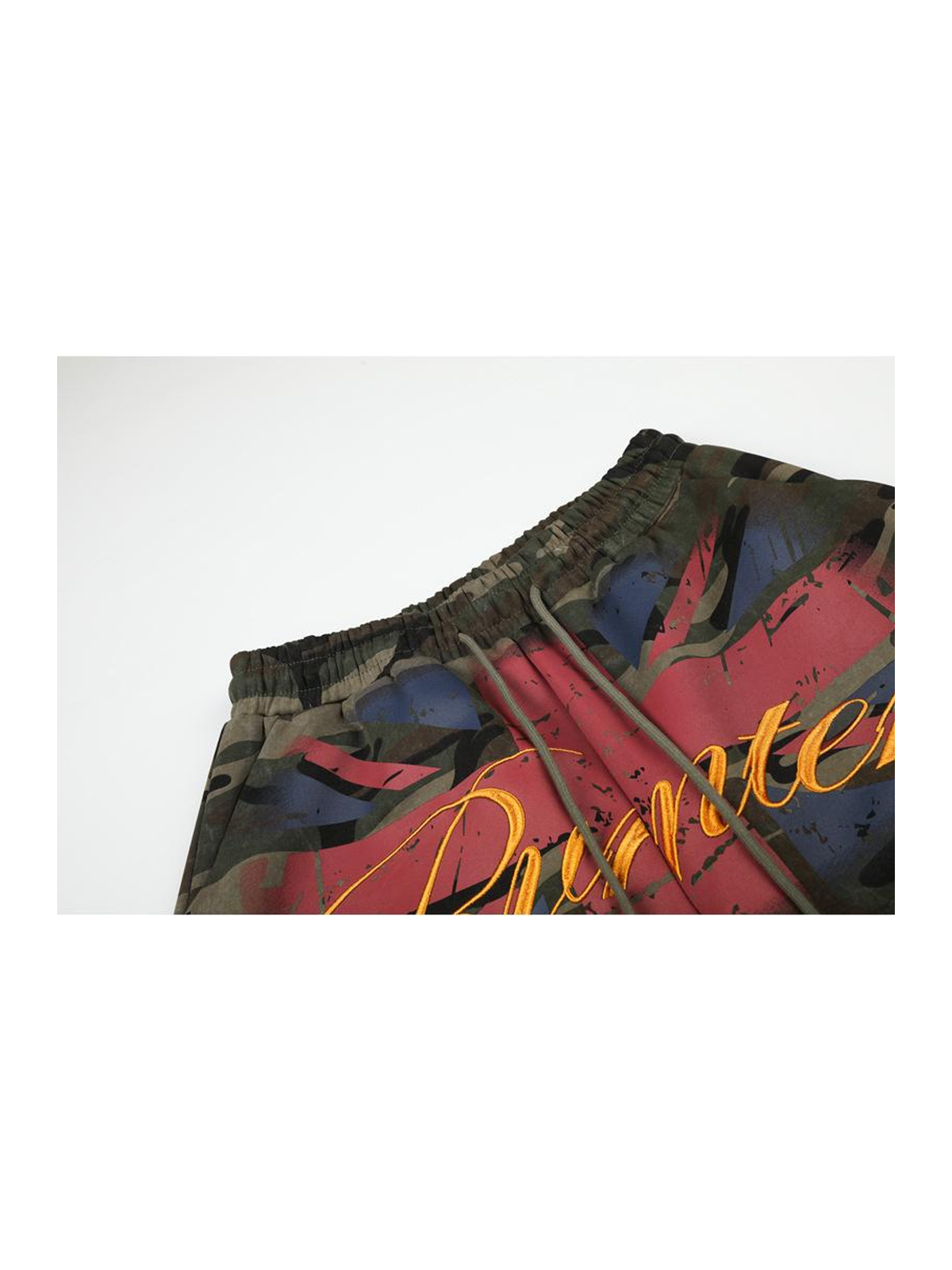 Ace Jolun. Graphic Camouflage Wide-Leg Pants product image 4