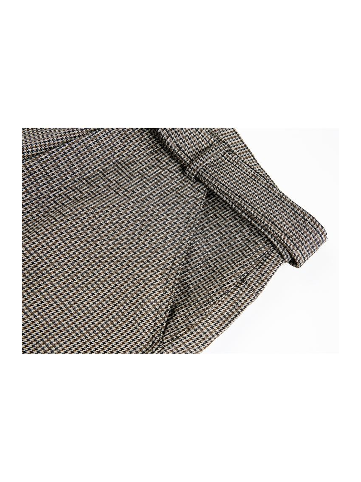 Ace Jolun. Houndstooth-Belt Wide-Leg Trousers product image 4