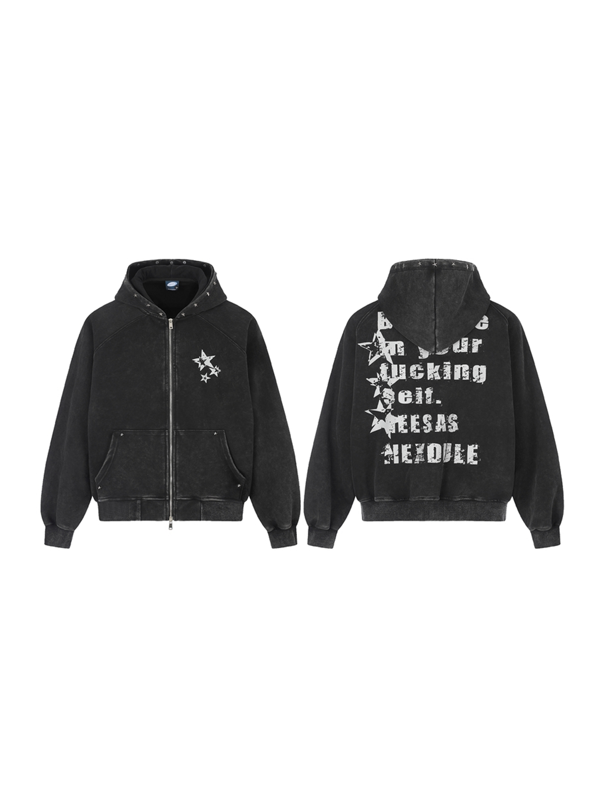 Ace Jolun. Minimal Relaxed Zip Hoodie product image 1