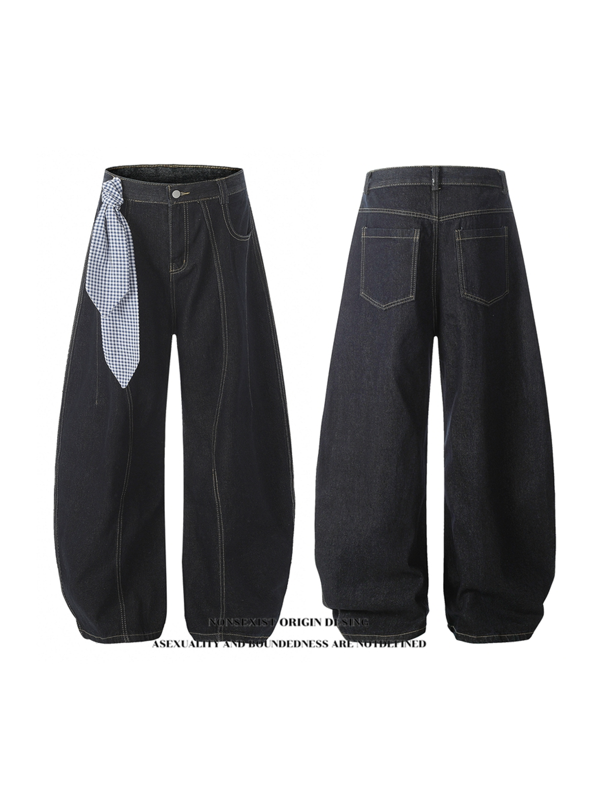 Ace Jolun. Washed Curved-Leg Jeans product image 1