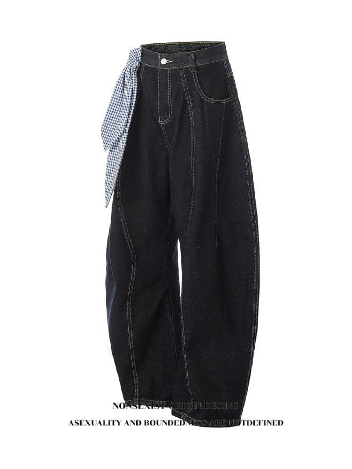 Ace Jolun. Washed Curved-Leg Jeans product image 2