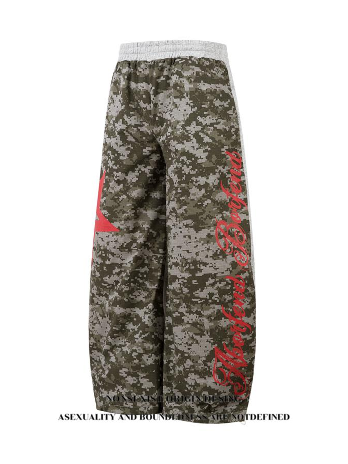 Ace Jolun. Star Camouflage Wide-Leg Sweatpants product image 3