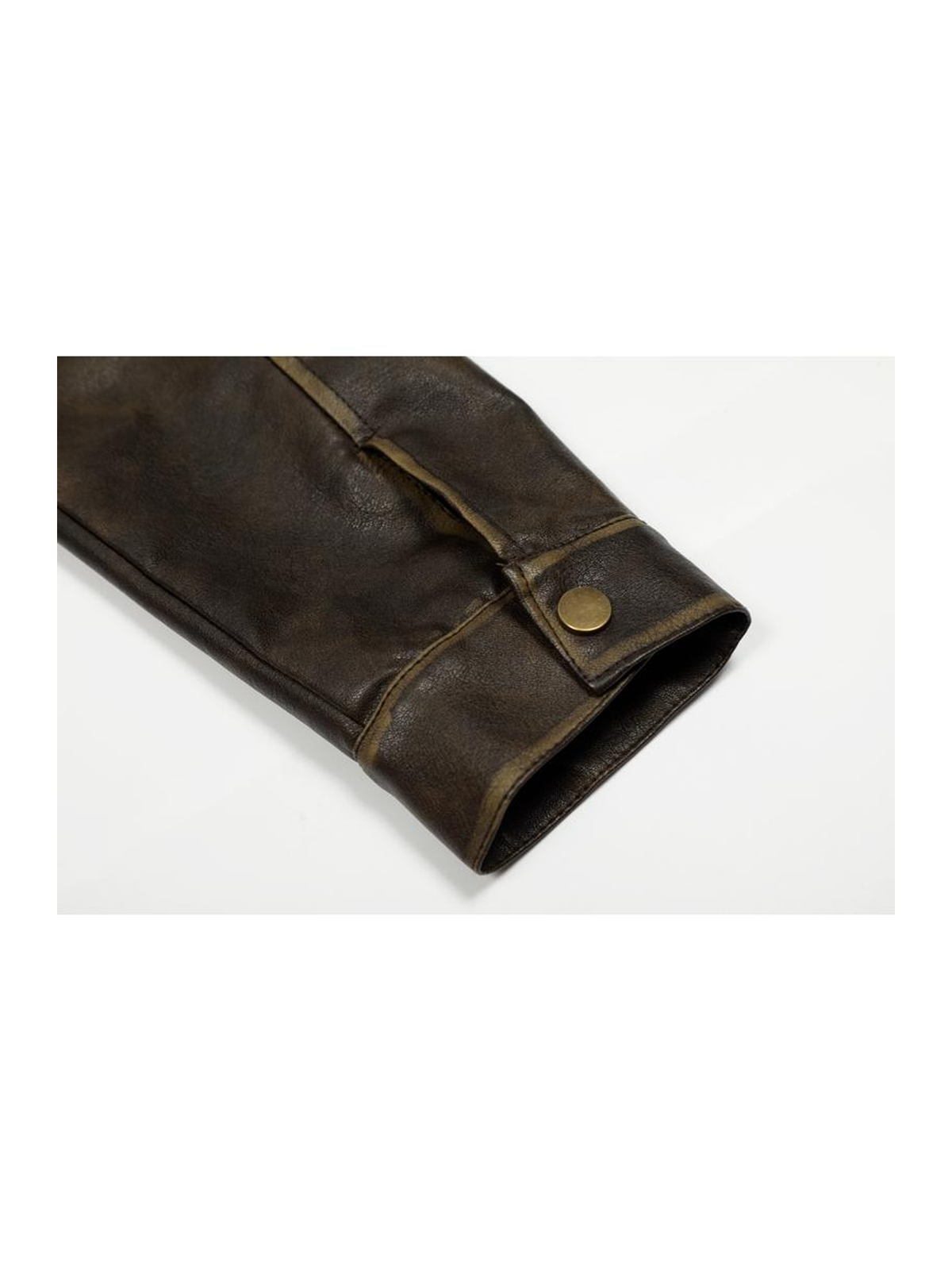 Ace Jolun. Vintage Moto Faux-Leather Jacket product image 5