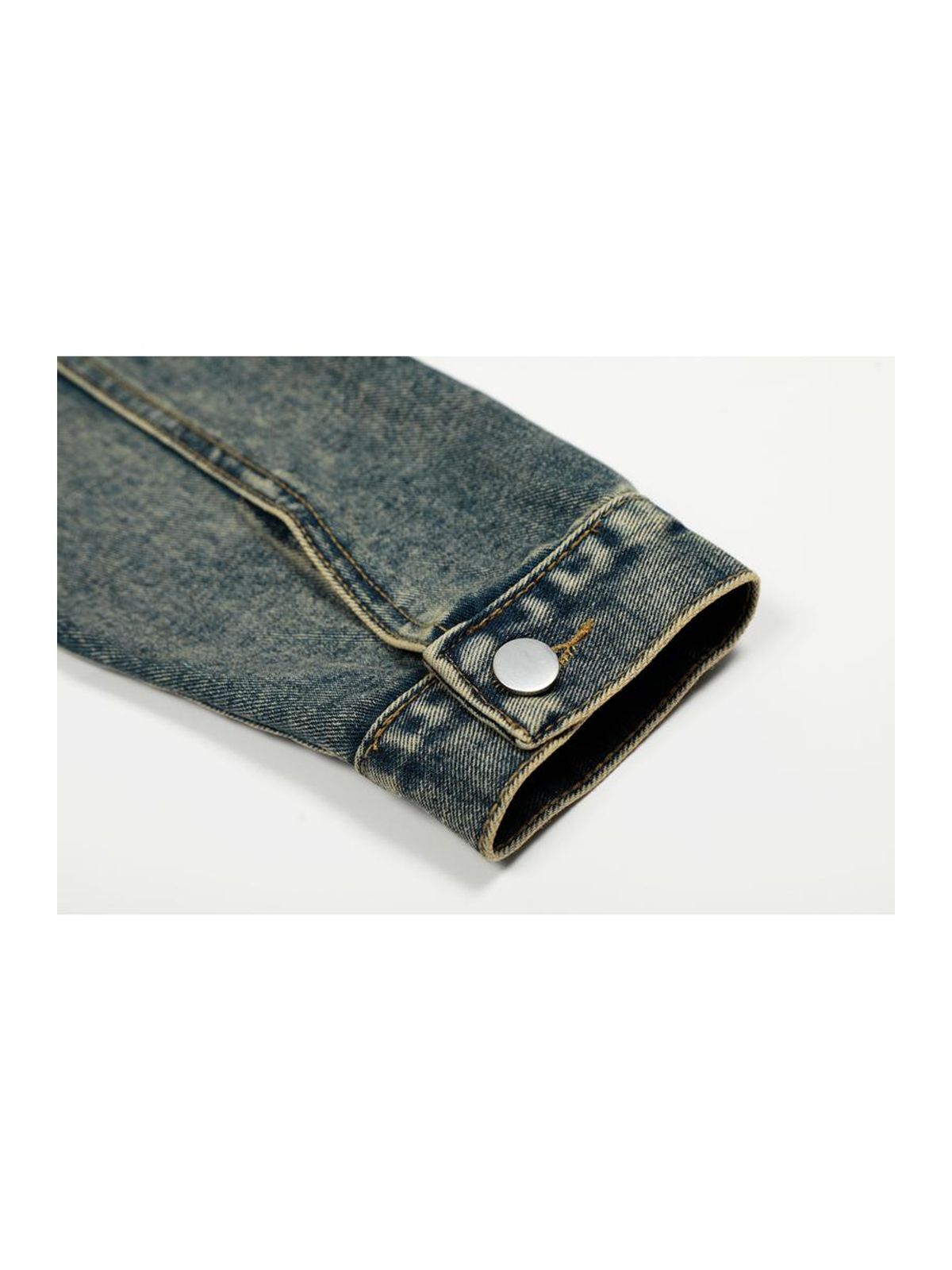 Ace Jolun. Distressed Moto Denim Jacket product image 3