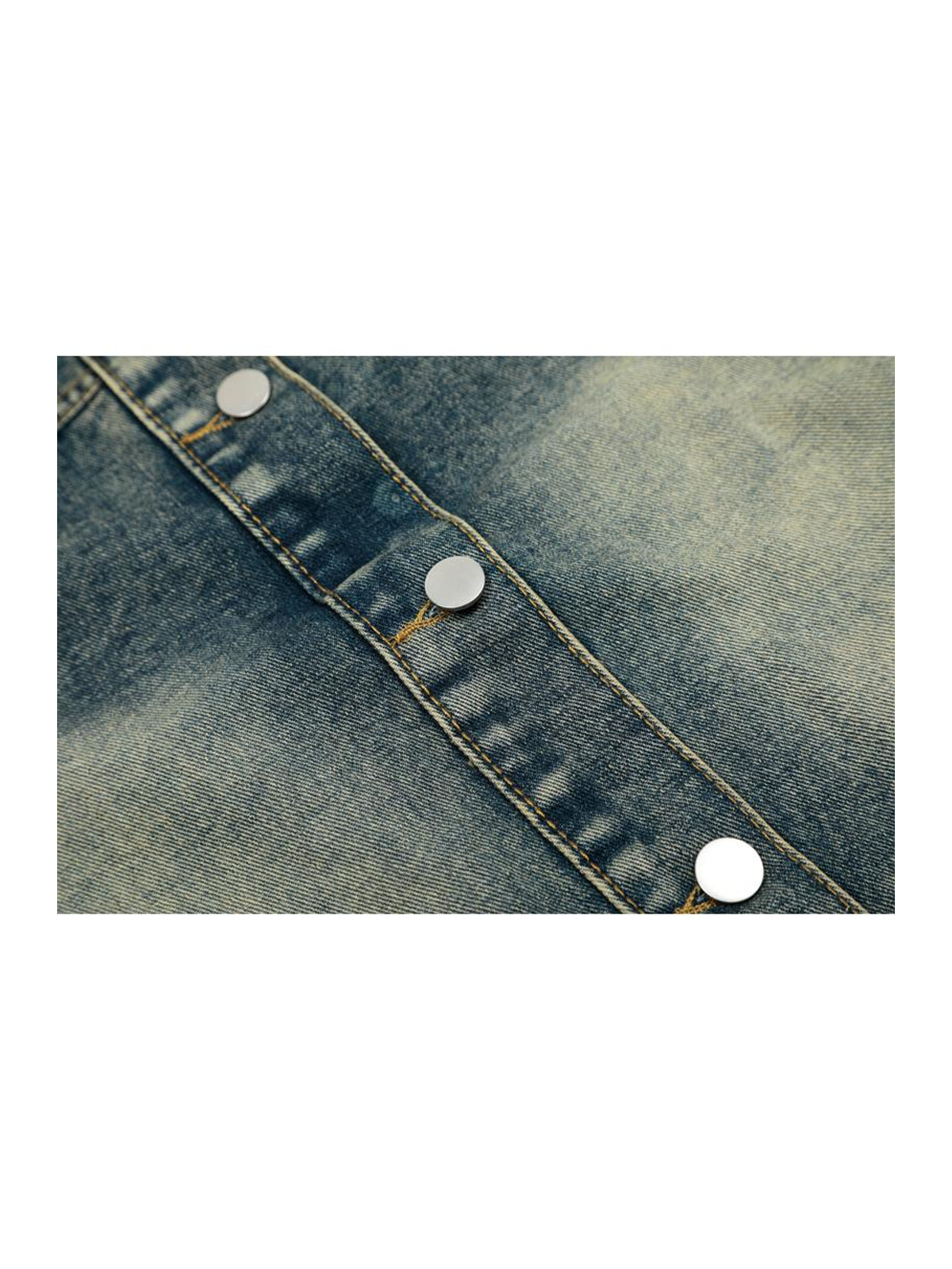 Ace Jolun. Distressed Moto Denim Jacket product image 5