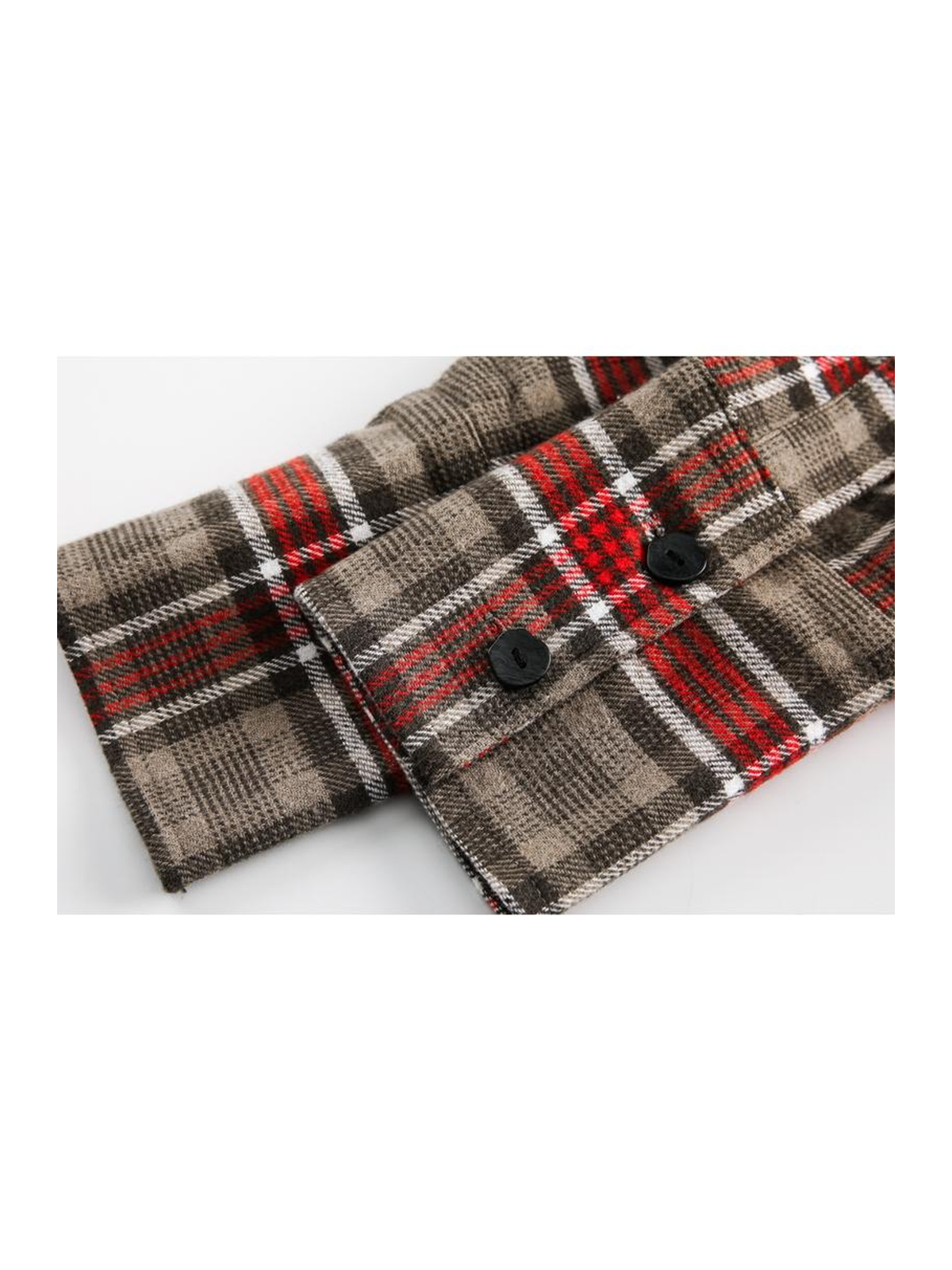 Ace Jolun. Plaid Denim-Panel Jacket product image 2