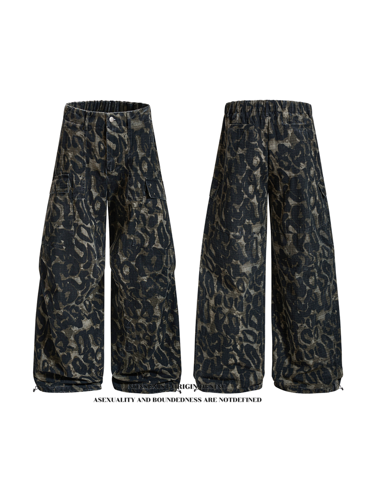 Ace Jolun. Leopard Oversized Cargo Pants product image 1
