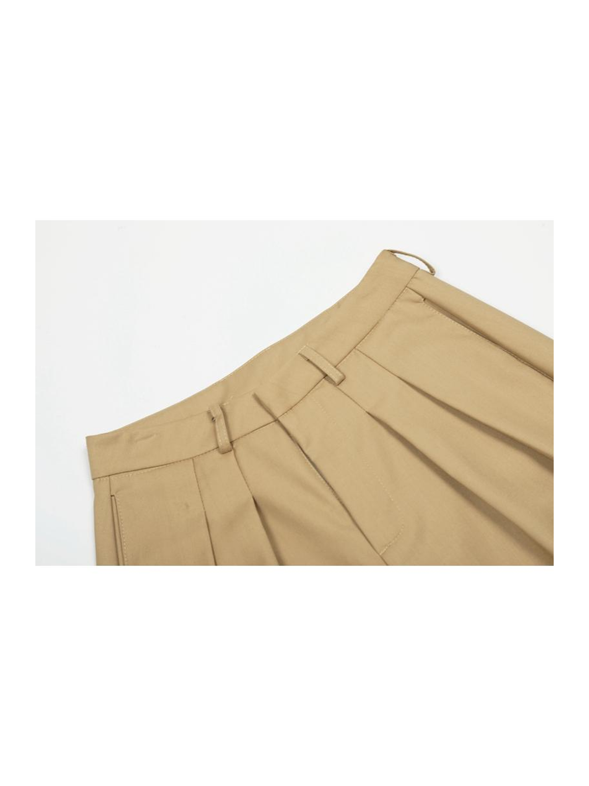 Ace Jolun. Pleated Curved-Leg Wide Trousers product image 3