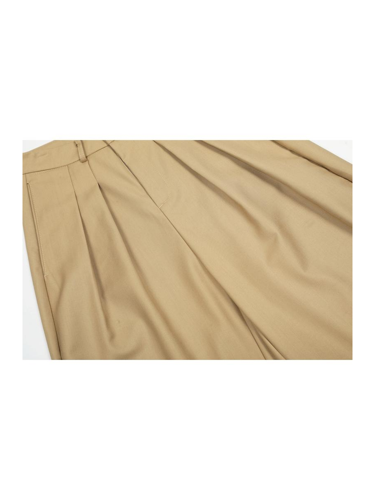Ace Jolun. Pleated Curved-Leg Wide Trousers product image 5