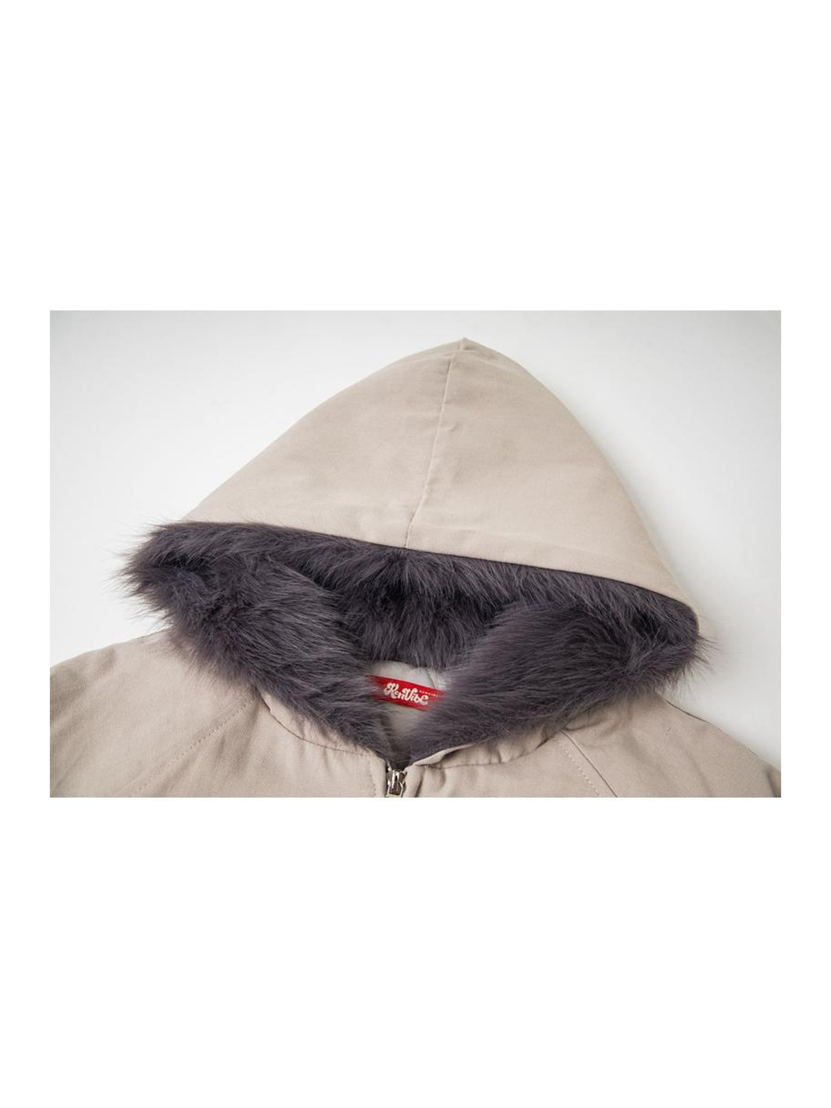 Ace Jolun. Skull Faux-Fur Hooded Jacket product image 4