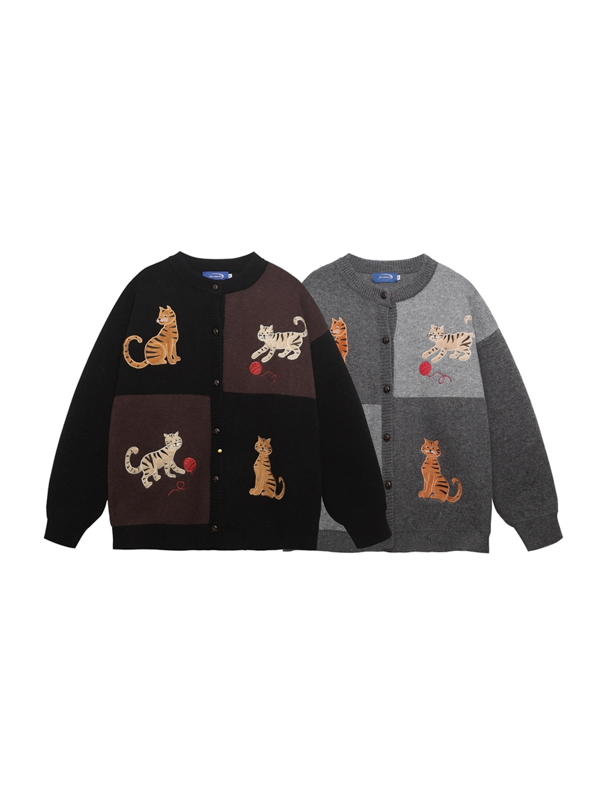 Ace Jolun. Cartoon Embroidered Relaxed Sweater product image 1