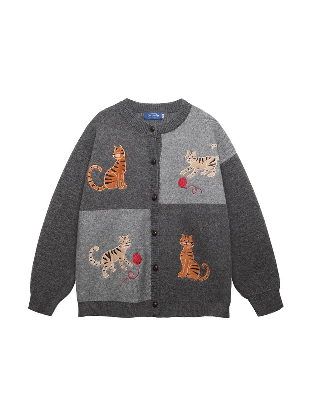 Ace Jolun. Cartoon Embroidered Relaxed Sweater product image 2